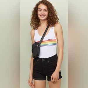 H&M pride bodysuit S